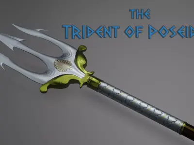 The Trident of Poseidon 3D model