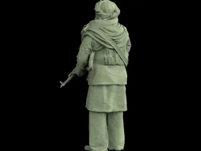 Taliban soldier 01 3D print model