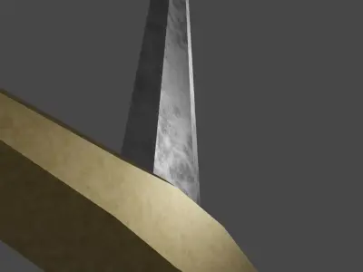Longsword Low-poly 3D model buy