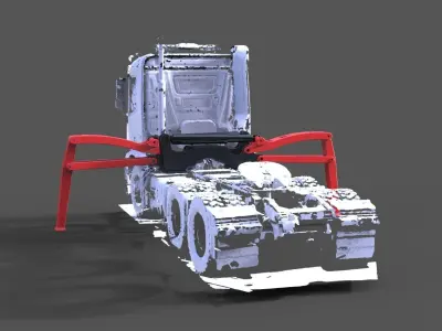 Crane for truck 3D print model