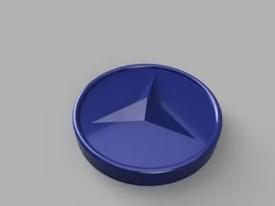 Mercedes Logo Free 3D print model