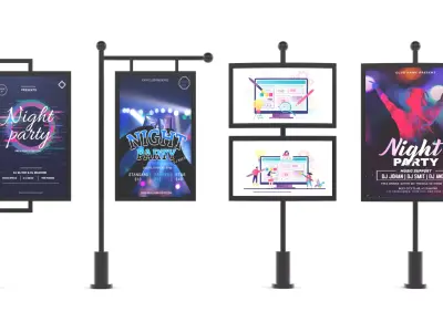 Billboard 3D model shop