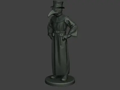 Hans Plague Doctor PDS002 3D print model