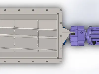 Rotary feeder 3D model