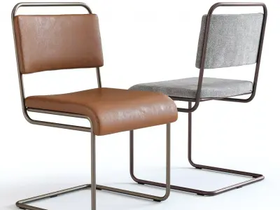 West Elm Industrial Chair 3D model