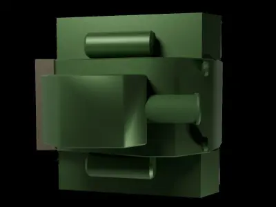 low poly tank  Free low-poly 3D model