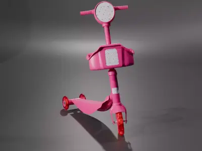 SCOOTER KIDS 3D model