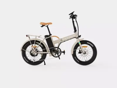 Sandstorm Bike Low-poly 3D model