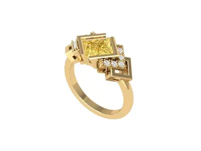 Wedding Ring  3D print model 324