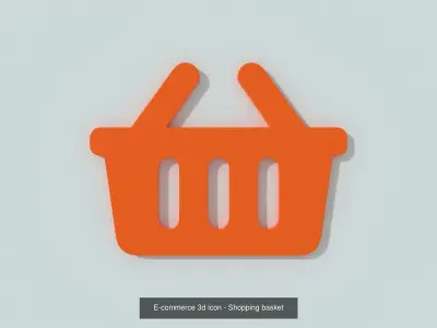E-commerce 3D icon collection 3D Model Pack