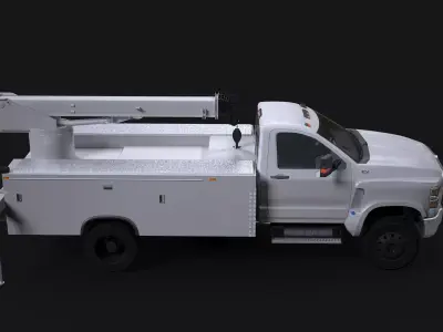 International CV 2020 Crane 3D model