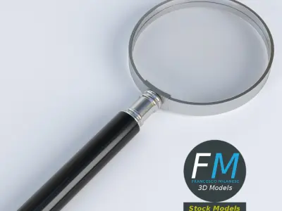 Magnifying glass 3D model order