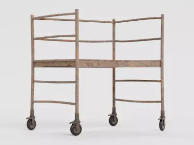 -Old Scaffolding V5- 3D model