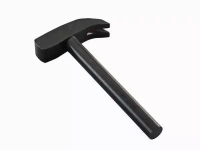 Iron Hammer 03 Low-poly 3D model