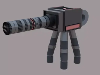  advanced mg turrent 3D model