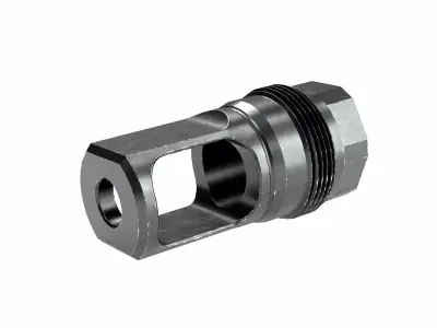 FPM M80 Muzzle Brake for 223 and 308 Low-poly 3D model