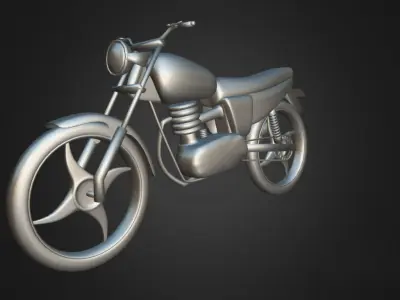 Normal bike model for funny 3d animation 3D model