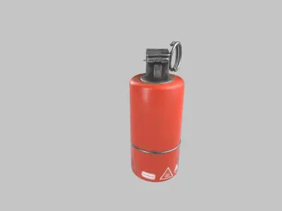 Smoke Grenade Low-poly 3D model 5