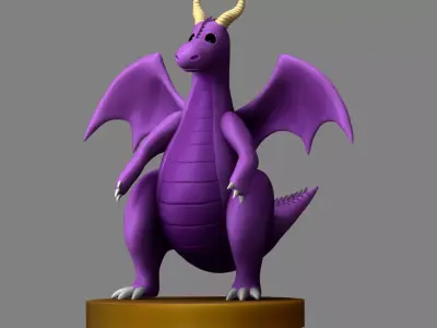 Dinosaur 3D print model 9