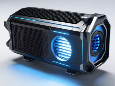 SciFi Industrial Power Core Generator 3D model