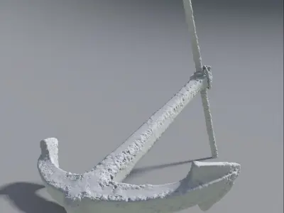 Anchor 3D model by codercatclub