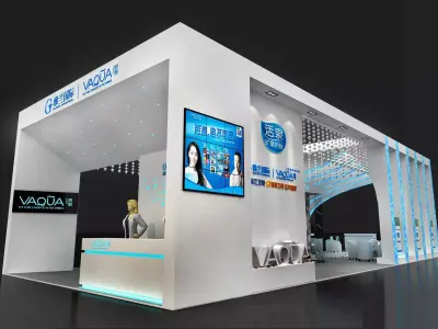 Exhibition - Area - 7X16-3DMAX2011-049 3D model