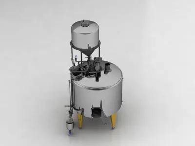 Industrial Tank 3D model