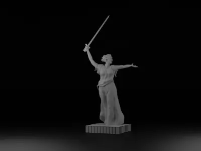 The Motherland Calls 3D model