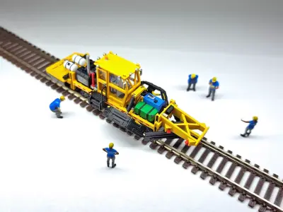 N Scale Ballast Regulator MOW 3D print model