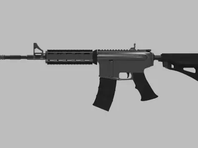 Assault weapon M4A1 Free 3D model