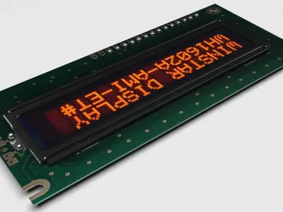 Liquid Crystal Display Screen Component 3D model by erikyavrumyan