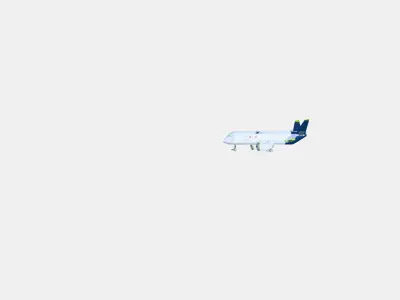 LEGO City 60367 Passenger aircraft Low-poly 3D model
