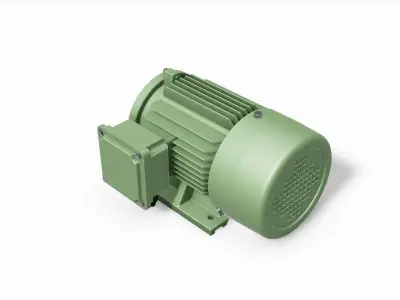 90L B34b Right IEC electric motor - 3D CAD model 3D model