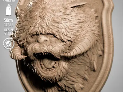 STAR WARS Wampa Wall 3D 3D print model