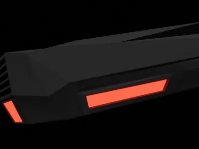 Transport Spaceship Free 3D model