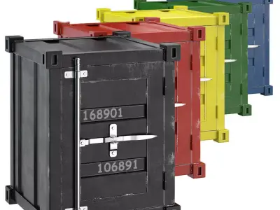 CARLINGUE Sea Container nightstand 3D model