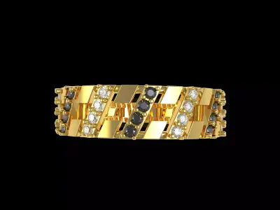 Elegant Diamond Ring 3D print model buy