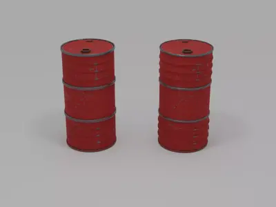 Barrel  Low-poly 3D model