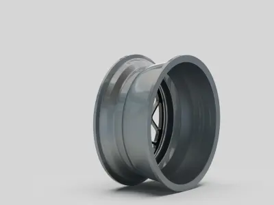 rims STL wheel tuning garage Bumper 3D model