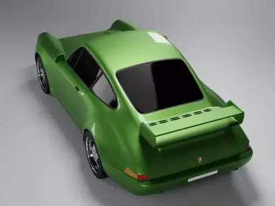 Porsche 911 964 coupe carrera rs 3D model  3D model