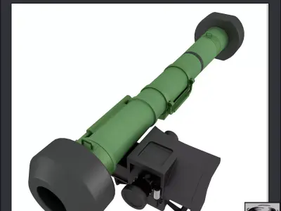 FGM 148 Javelin Missile Launcher 3D model