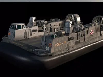 LCAC - Landing Craft Air Cushion 3D model