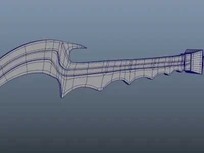 3d viking sword Free 3D model