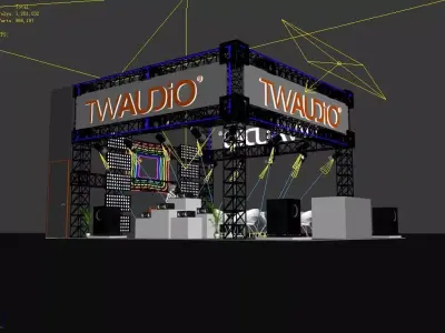 Exhibition - Area - 6X7-3DMAX2011-02 3D model
