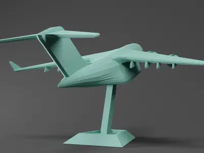 C-17 Globemaster plane 3D print model