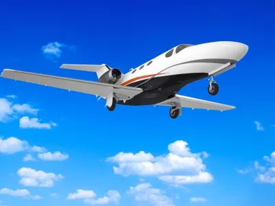 Cessna Citation 510 Mustang private aviation jet  3D model