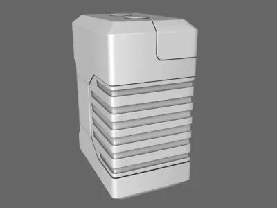 Sci-Fi Microfusion Cell 3D model