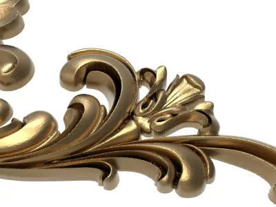 decorative pattern ready for 3D printing 3D model