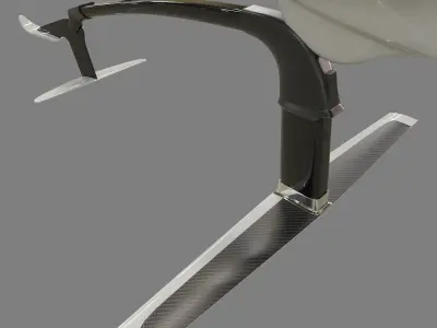 hydrofoil bike 3D model
