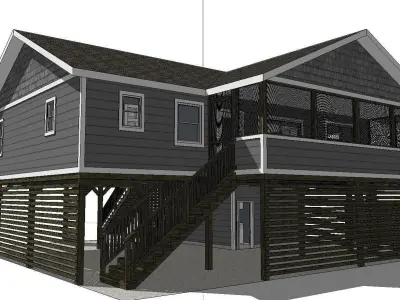 Creative Design-Holiday Cabin-0111 3D model